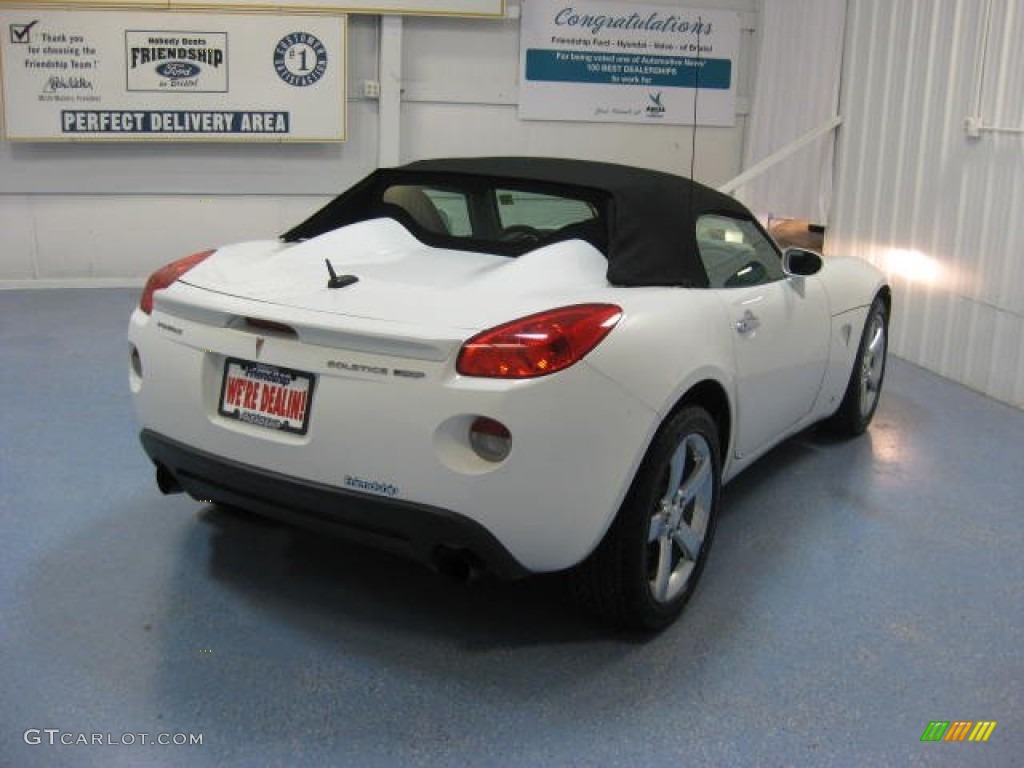 2008 Solstice GXP Roadster - Pure White / Ebony photo #4