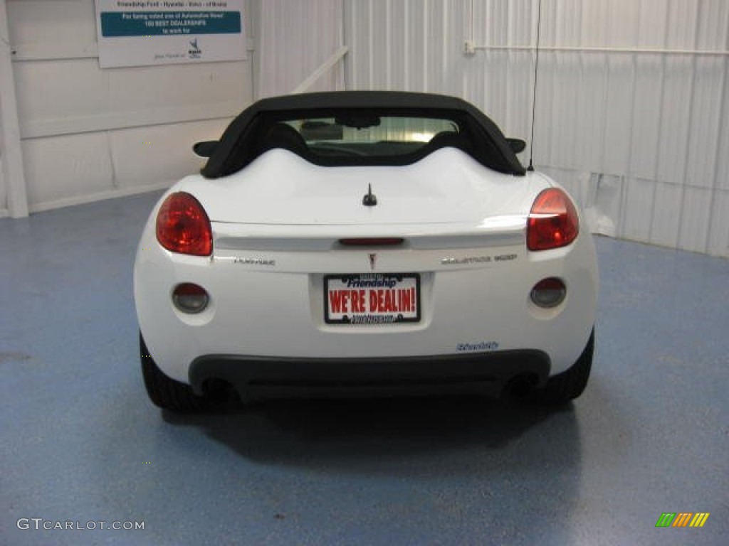 2008 Solstice GXP Roadster - Pure White / Ebony photo #5