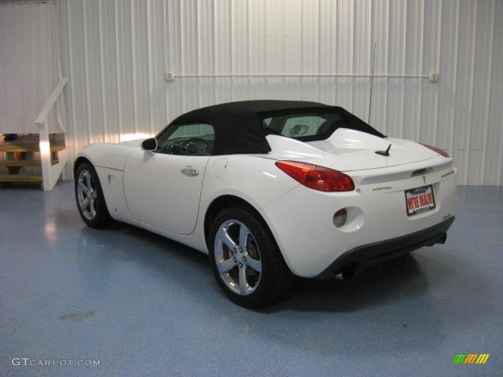 2008 Solstice GXP Roadster - Pure White / Ebony photo #6
