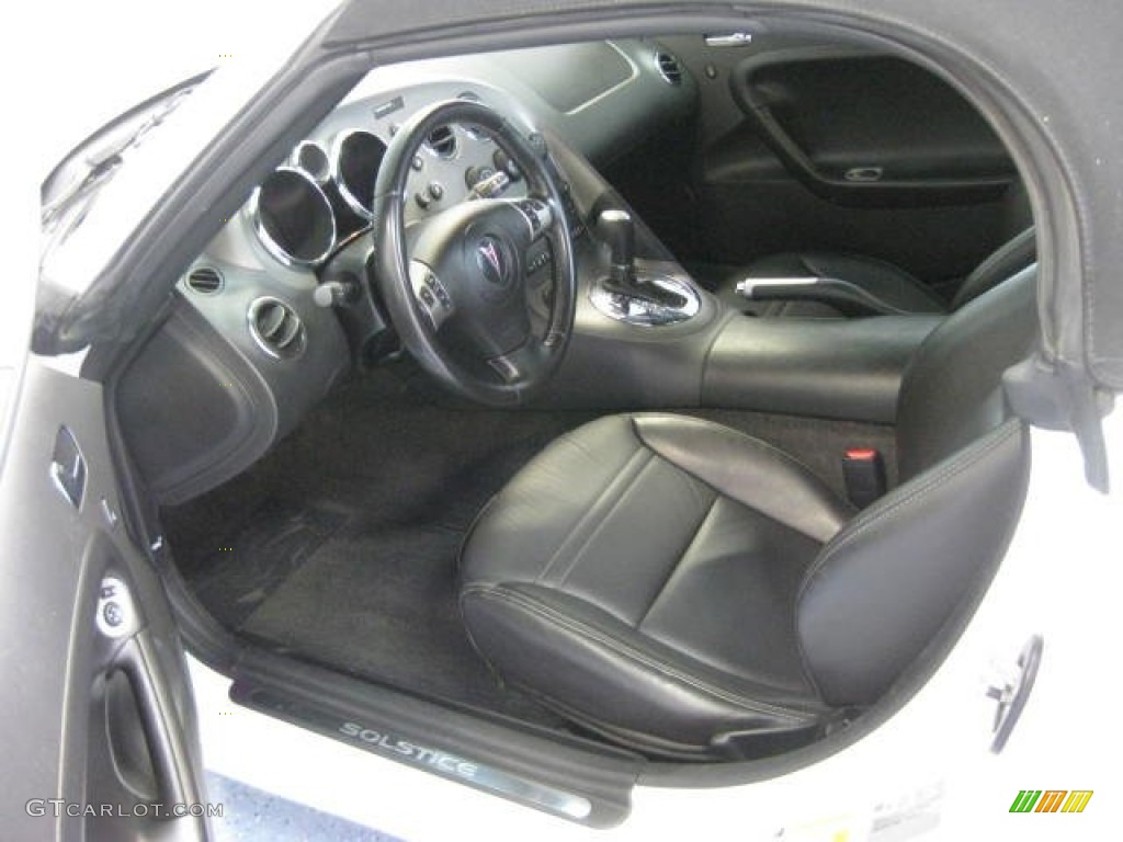 2008 Solstice GXP Roadster - Pure White / Ebony photo #7