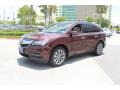 2014 Dark Cherry Pearl Acura MDX Technology  photo #2