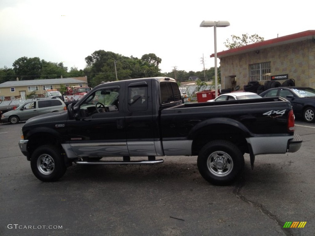 2004 F250 Super Duty Lariat SuperCab 4x4 - Black / Medium Flint photo #19