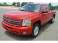 2013 Victory Red Chevrolet Silverado 1500 LT Extended Cab  photo #2