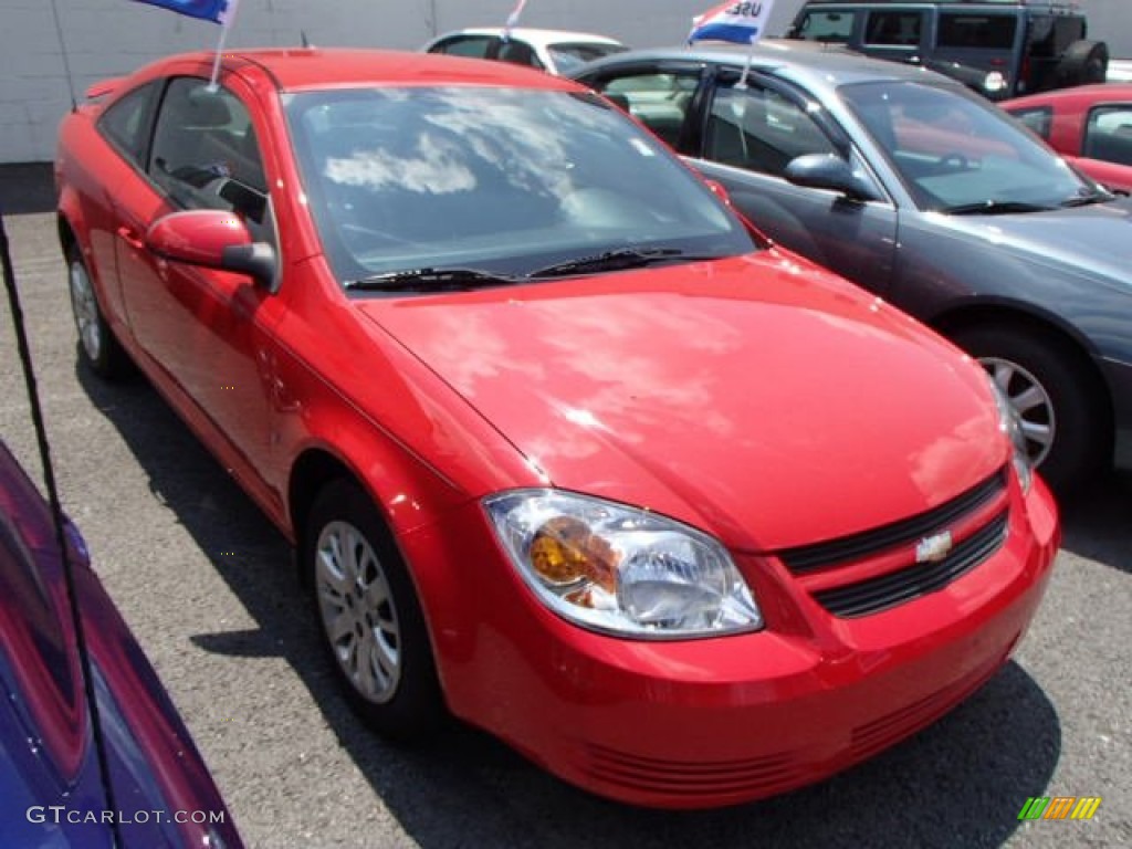 2009 Cobalt LT Coupe - Victory Red / Ebony photo #1