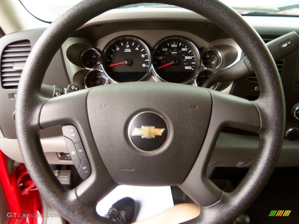 2010 Chevrolet Silverado 3500HD Work Truck Regular Cab 4x4 Chassis Dump Truck Steering Wheel Photos