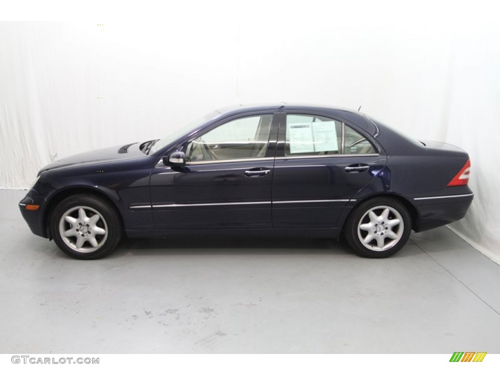 Capri Blue Metallic 2002 Mercedes-Benz C 240 Sedan Exterior Photo #82662079