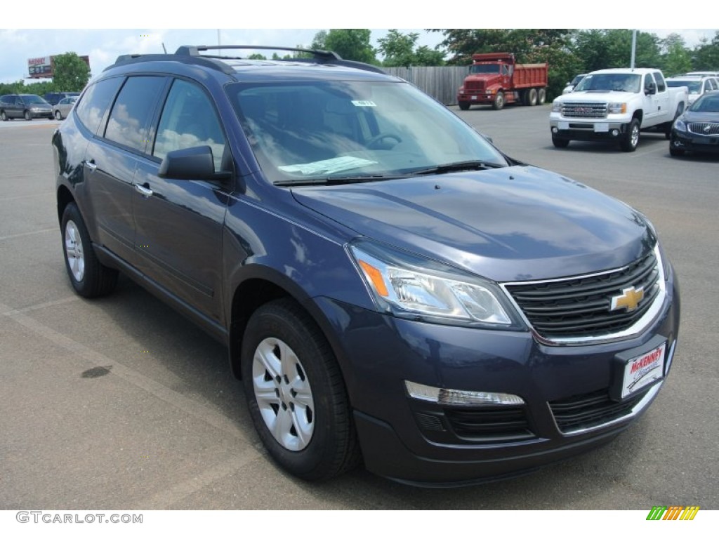 2013 Traverse LS - Atlantis Blue Metallic / Dark Titanium/Light Titanium photo #1