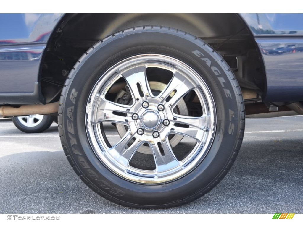 2004 F150 XLT SuperCrew - True Blue Metallic / Medium/Dark Flint photo #15
