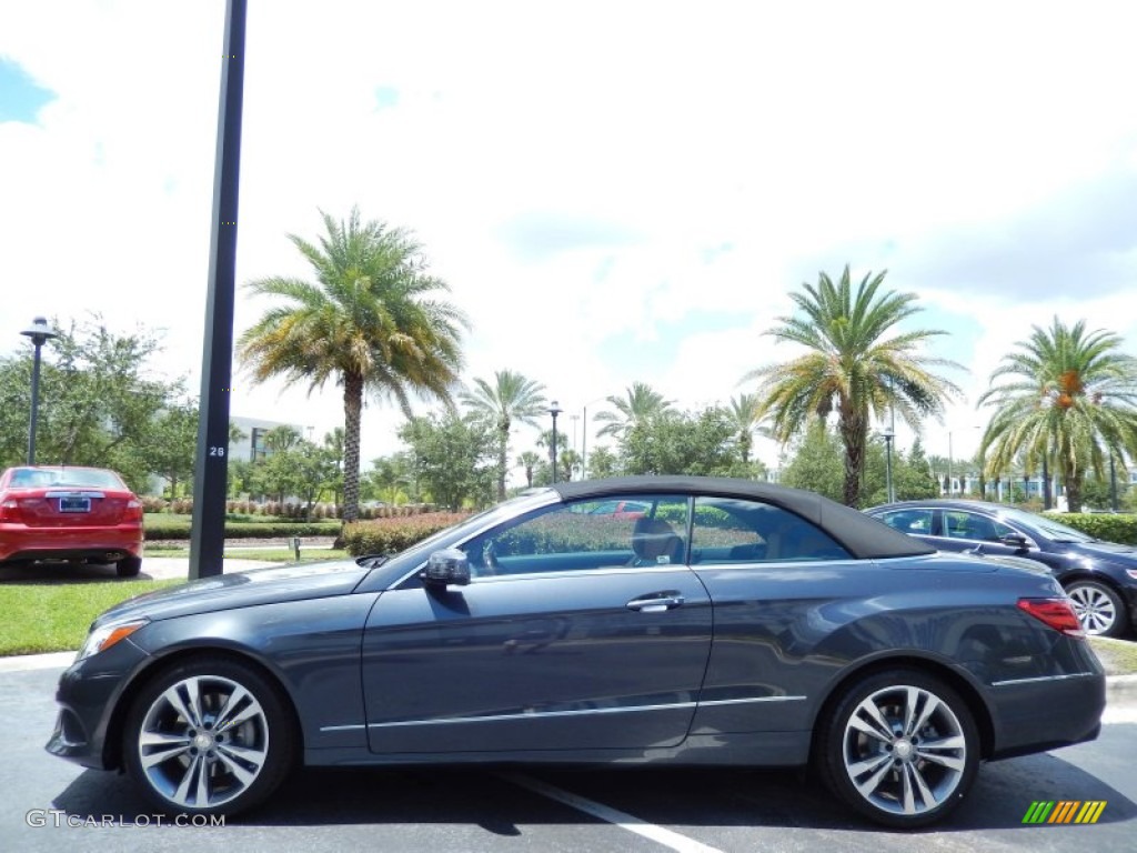 Steel Gray Metallic 2014 Mercedes-Benz E 350 Cabriolet Exterior Photo #82662725
