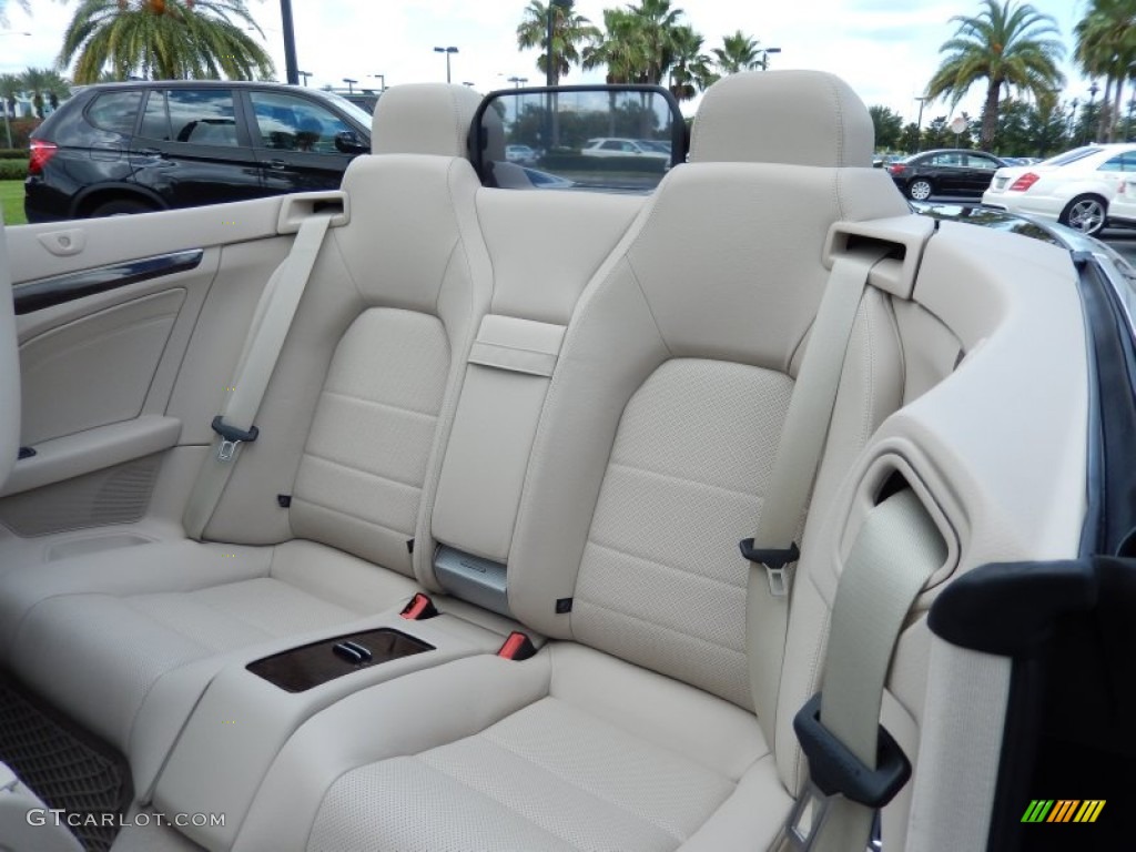 2014 Mercedes-Benz E 350 Cabriolet Rear Seat Photo #82663111