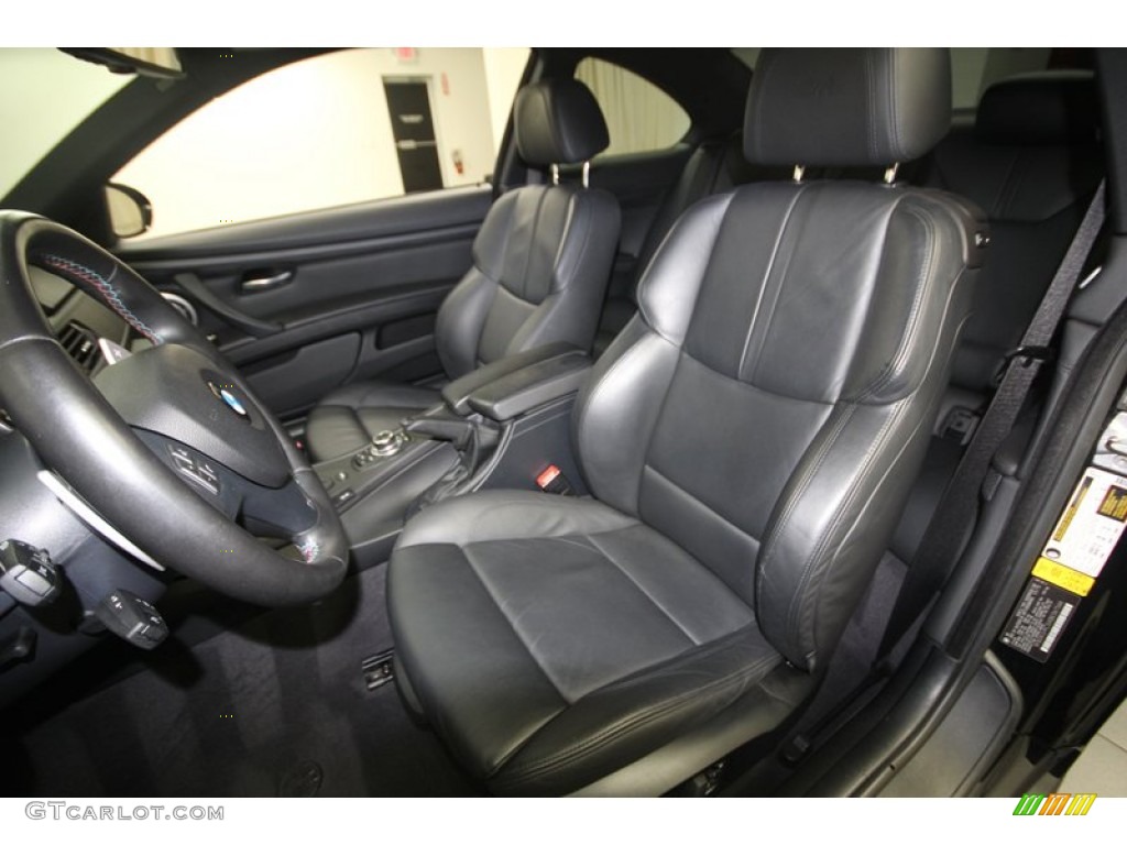 Black Novillo Leather Interior 2011 BMW M3 Coupe Photo #82663341
