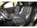 Black Novillo Leather Front Seat Photo for 2011 BMW M3 #82663341