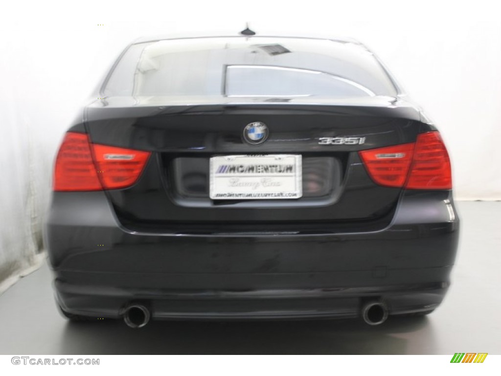 2011 3 Series 335i Sedan - Jet Black / Black photo #7