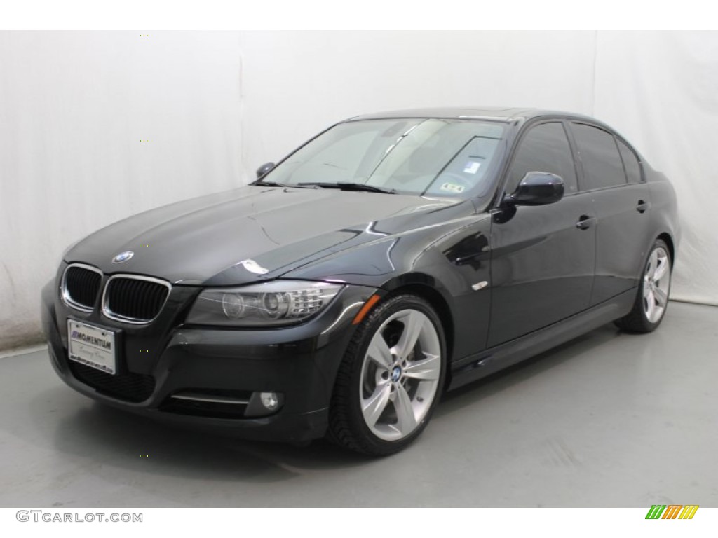 2011 3 Series 335i Sedan - Jet Black / Black photo #8