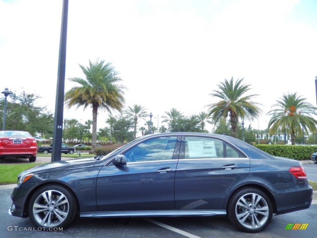 2014 E 350 Sport Sedan - Steel Gray Metallic / Silk Beige/Espresso Brown photo #2