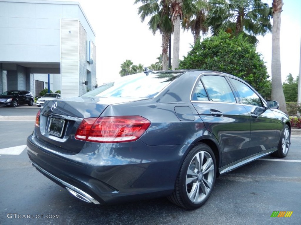 2014 E 350 Sport Sedan - Steel Gray Metallic / Silk Beige/Espresso Brown photo #3