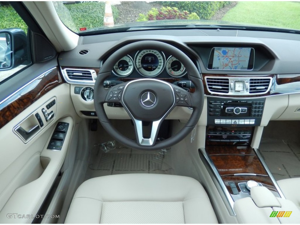 2014 E 350 Sport Sedan - Steel Gray Metallic / Silk Beige/Espresso Brown photo #9