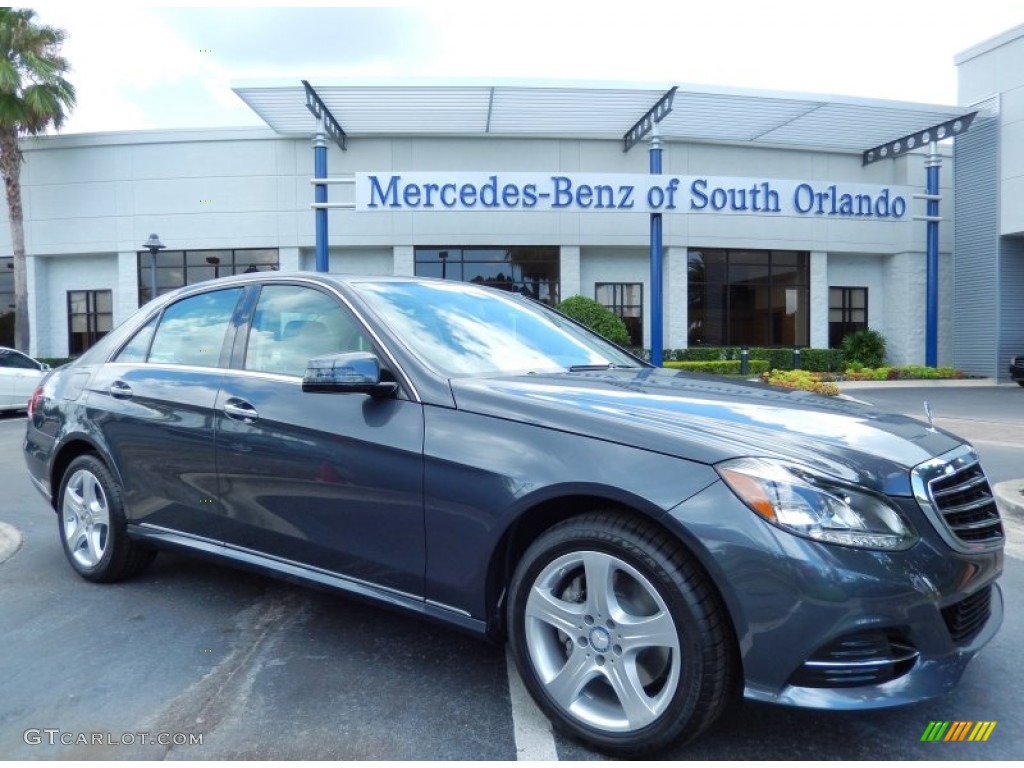 2014 E 350 Sedan - Steel Gray Metallic / Gray/Dark Gray photo #1