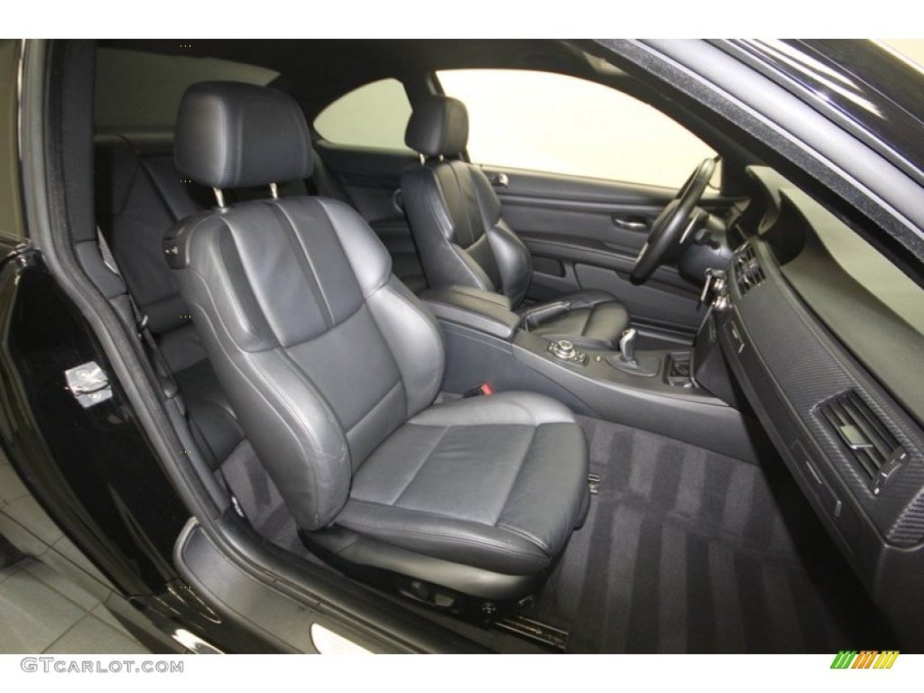 Black Novillo Leather Interior 2011 BMW M3 Coupe Photo #82663949