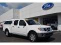 Avalanche White 2010 Nissan Frontier LE Crew Cab 4x4