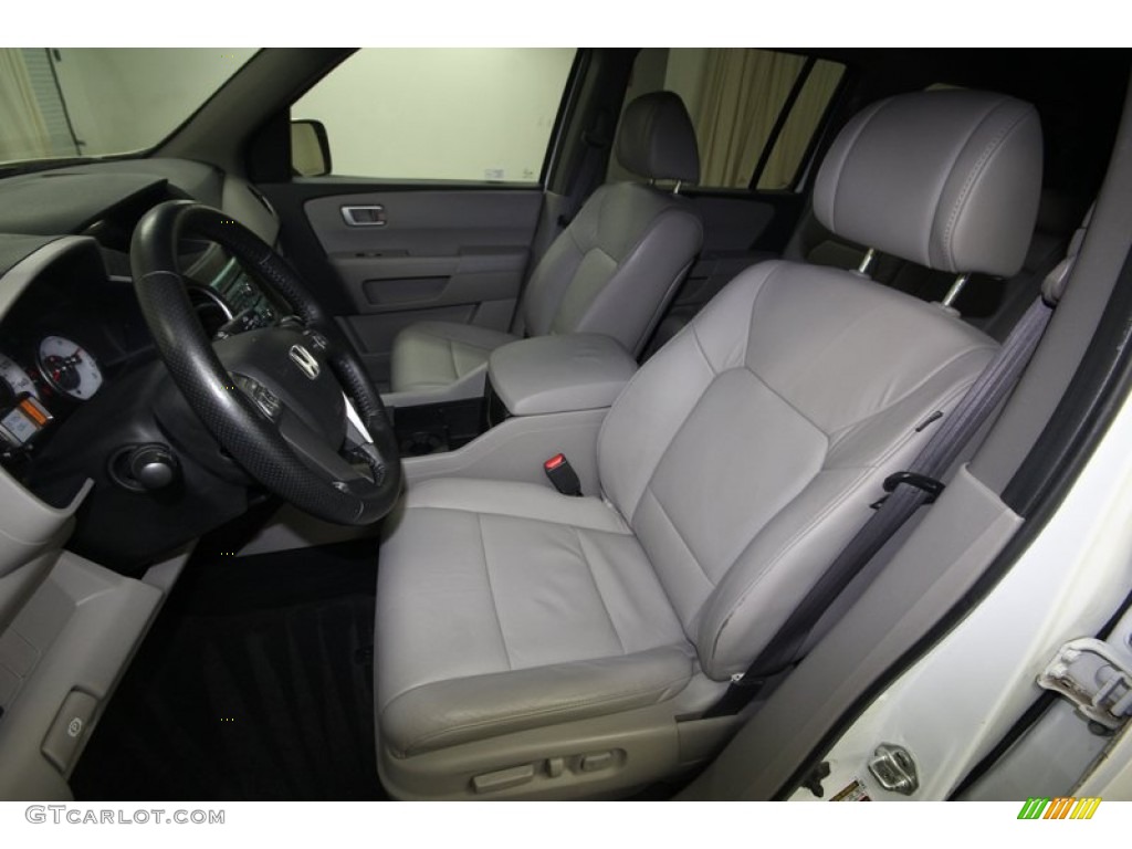 Gray Interior 2010 Honda Pilot EX-L Photo #82664836
