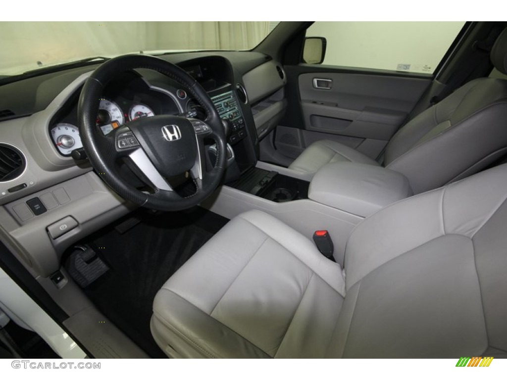Gray Interior 2010 Honda Pilot EX-L Photo #82664968