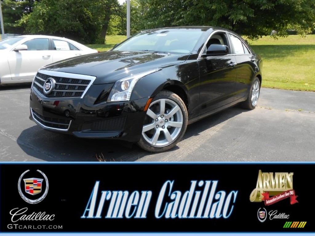 2013 ATS 2.5L - Black Raven / Jet Black/Jet Black Accents photo #1