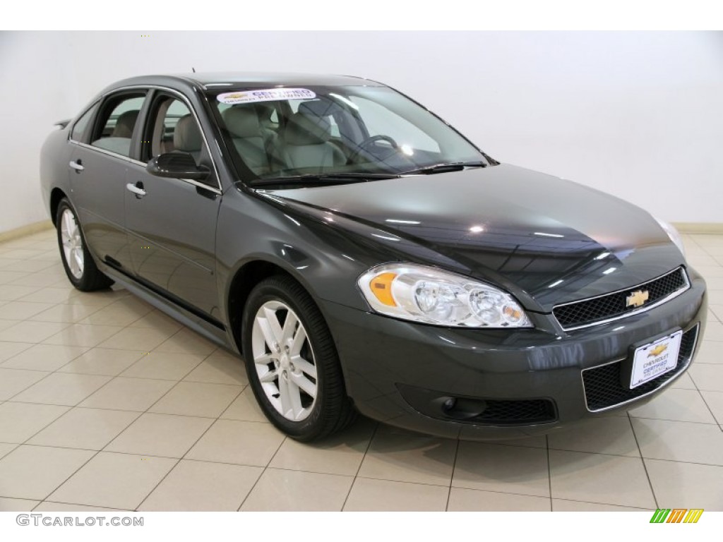 2012 Impala LTZ - Ashen Gray Metallic / Gray photo #1