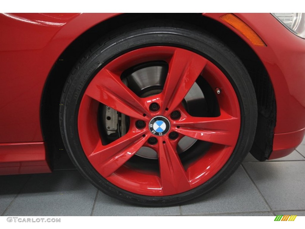 2009 3 Series 335i Sedan - Crimson Red / Beige photo #10