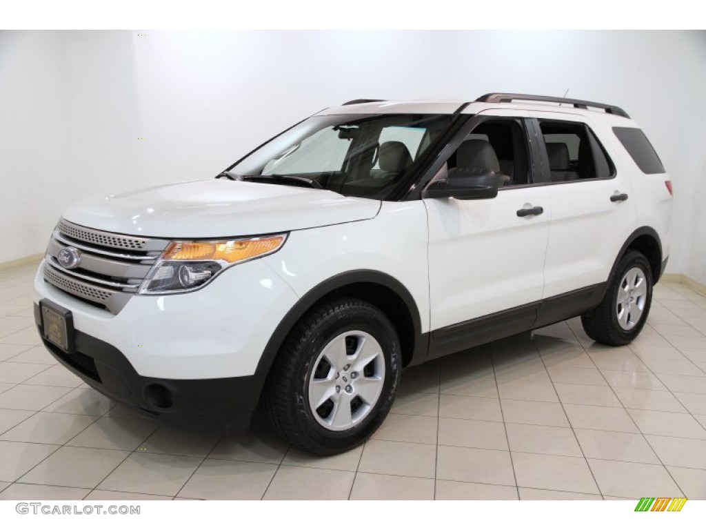White Suede 2011 Ford Explorer 4WD Exterior Photo #82666925