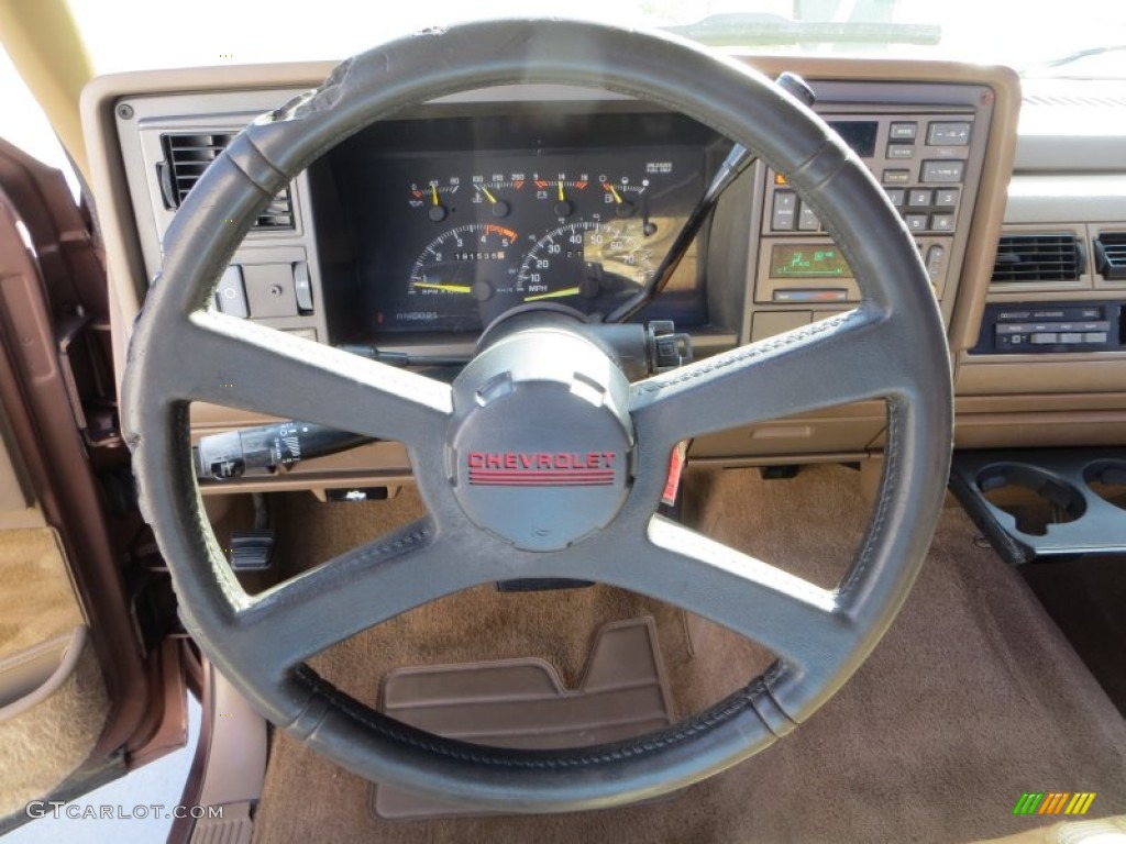1994 Chevrolet C/K C1500 Regular Cab Beige Steering Wheel Photo #82667944