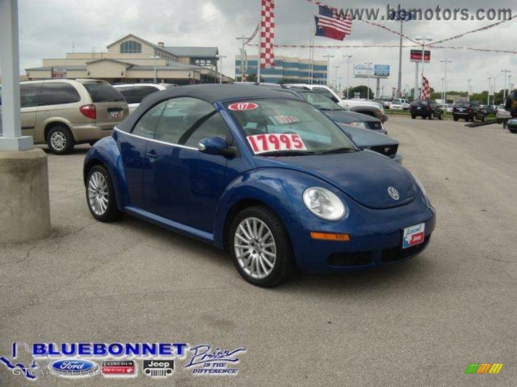 2007 New Beetle 2.5 Convertible - Shadow Blue / Grey photo #5