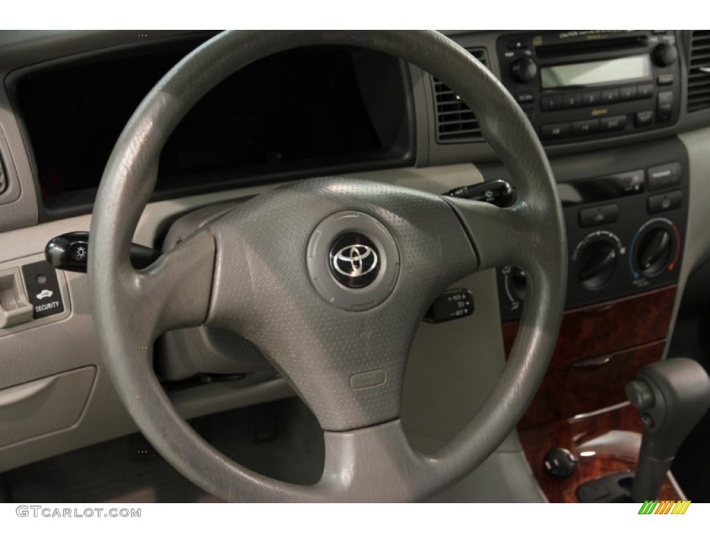 2006 Toyota Corolla LE Stone Steering Wheel Photo #82669030