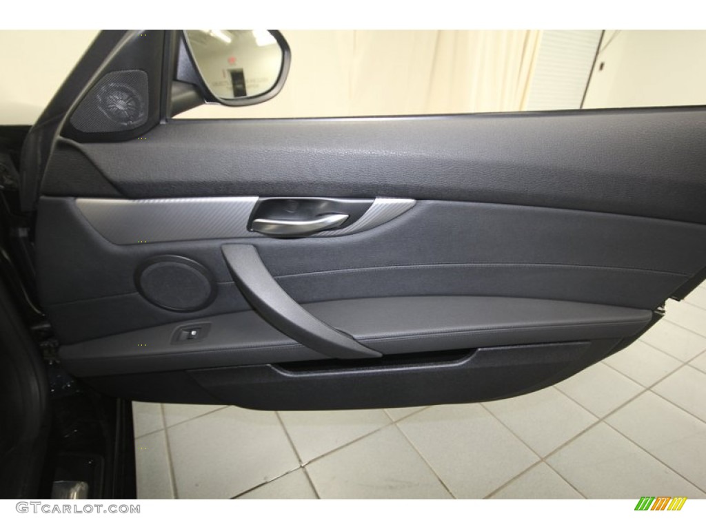 2011 BMW Z4 sDrive35is Roadster Black Door Panel Photo #82669743