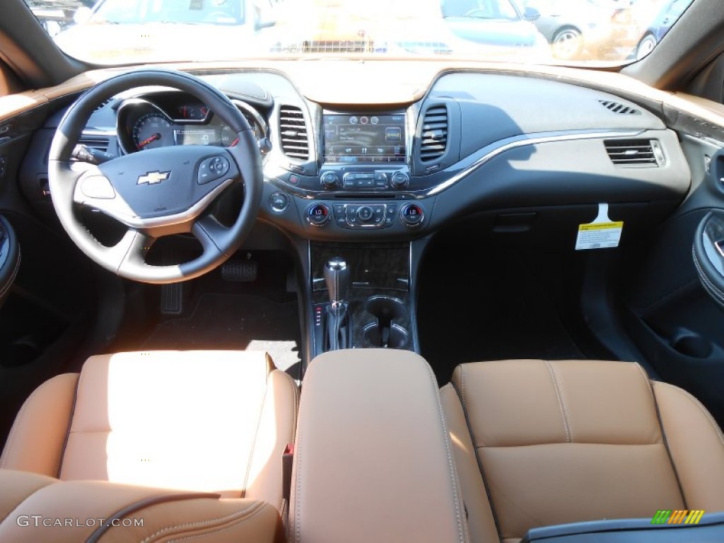 2014 Chevrolet Impala LTZ Jet Black/Mojave Dashboard Photo #82671293