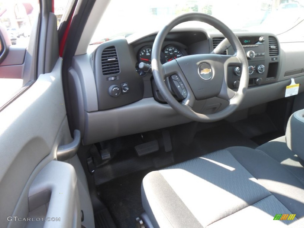 2013 Silverado 1500 Work Truck Regular Cab - Victory Red / Dark Titanium photo #6