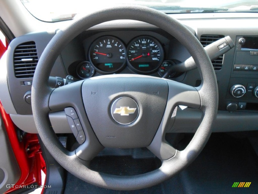 2013 Silverado 1500 Work Truck Regular Cab - Victory Red / Dark Titanium photo #11