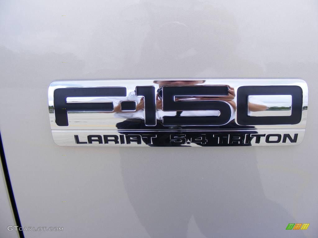 2006 F150 Lariat SuperCrew 4x4 - Smokestone Metallic / Tan photo #14