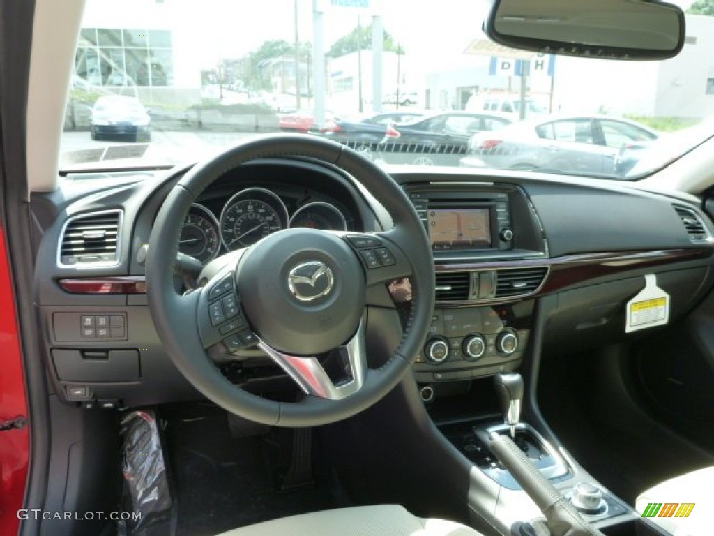 2014 MAZDA6 Grand Touring - Soul Red Mica / Sand photo #12