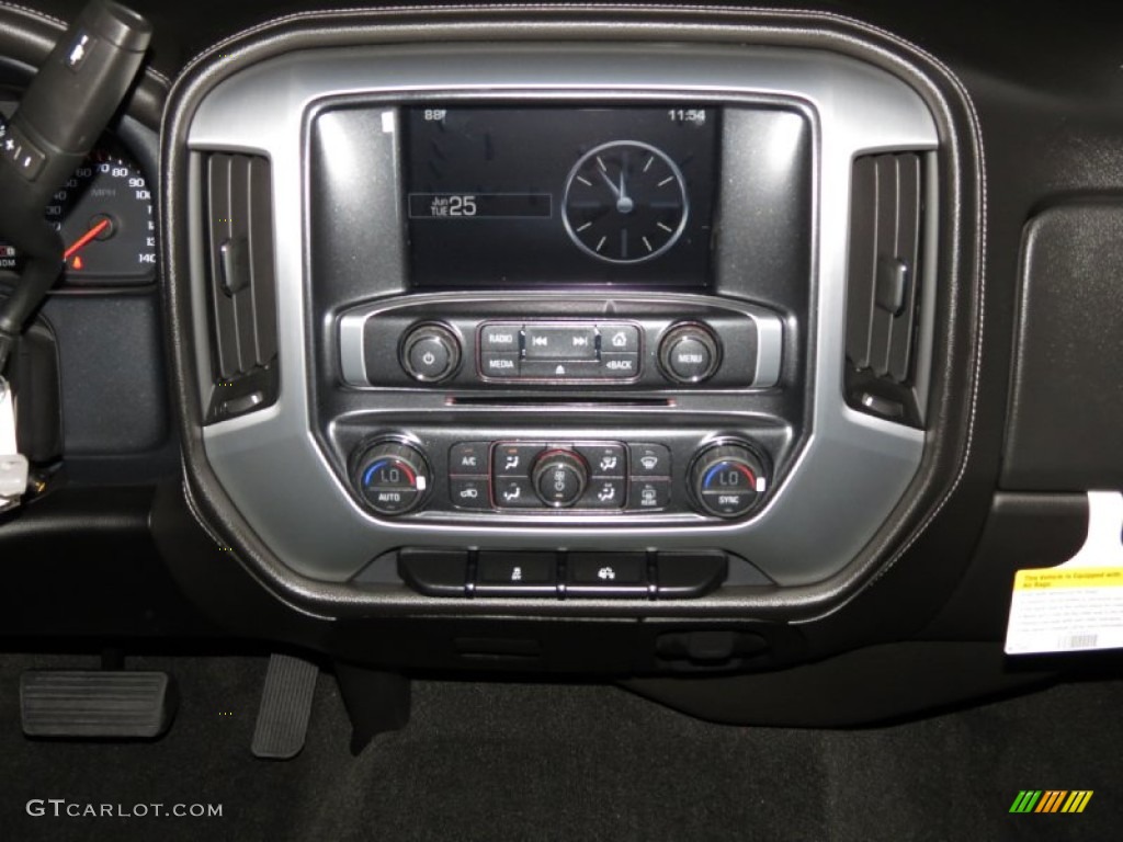 2014 Sierra 1500 SLE Crew Cab - Quicksilver Metallic / Jet Black photo #5