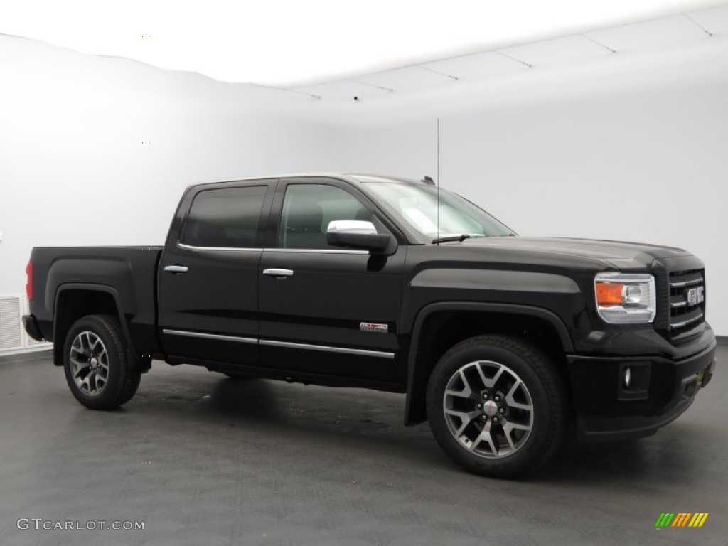 2014 Sierra 1500 SLT Crew Cab 4x4 - Onyx Black / Jet Black photo #1