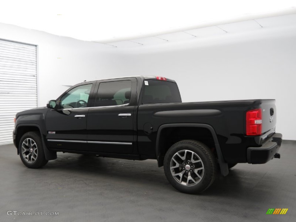 Onyx Black 2014 GMC Sierra 1500 SLT Crew Cab 4x4 Exterior Photo #82675318