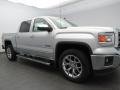 Quicksilver Metallic - Sierra 1500 SLT Crew Cab Photo No. 2