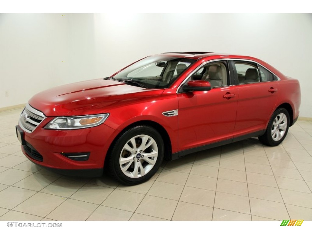 Red Candy Metallic 2010 Ford Taurus SEL Exterior Photo #82675996
