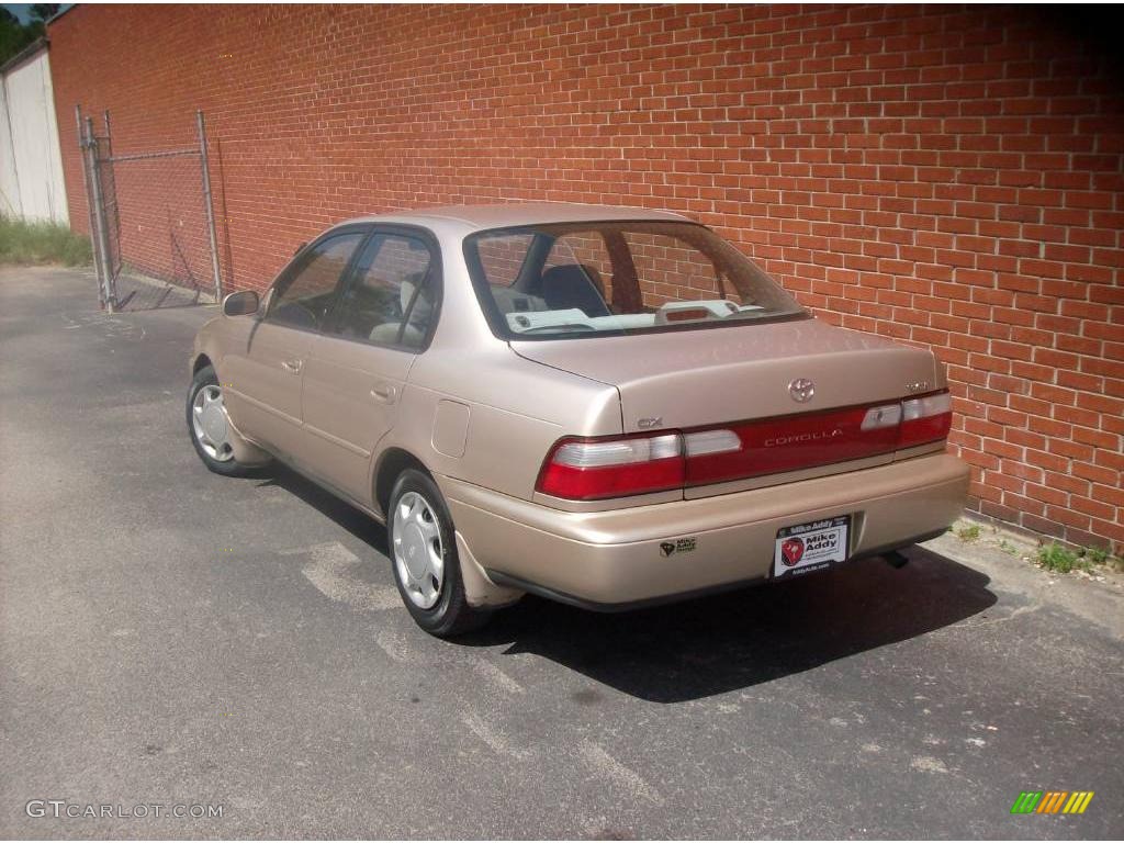 1997 Corolla DX - Cashmere Beige Metallic / Beige photo #3