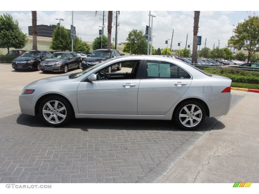Satin Silver Metallic 2005 Acura TSX Sedan Exterior Photo #82676323
