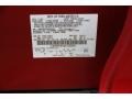 U6: Red Candy Metallic 2010 Ford Taurus SEL Color Code