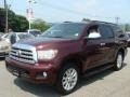 2010 Cassis Red Pearl Toyota Sequoia Platinum 4WD  photo #3