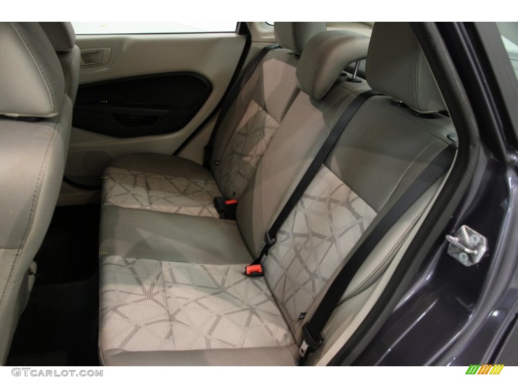 2012 Fiesta SE Sedan - Violet Grey Metallic / Light Stone/Charcoal Black photo #13