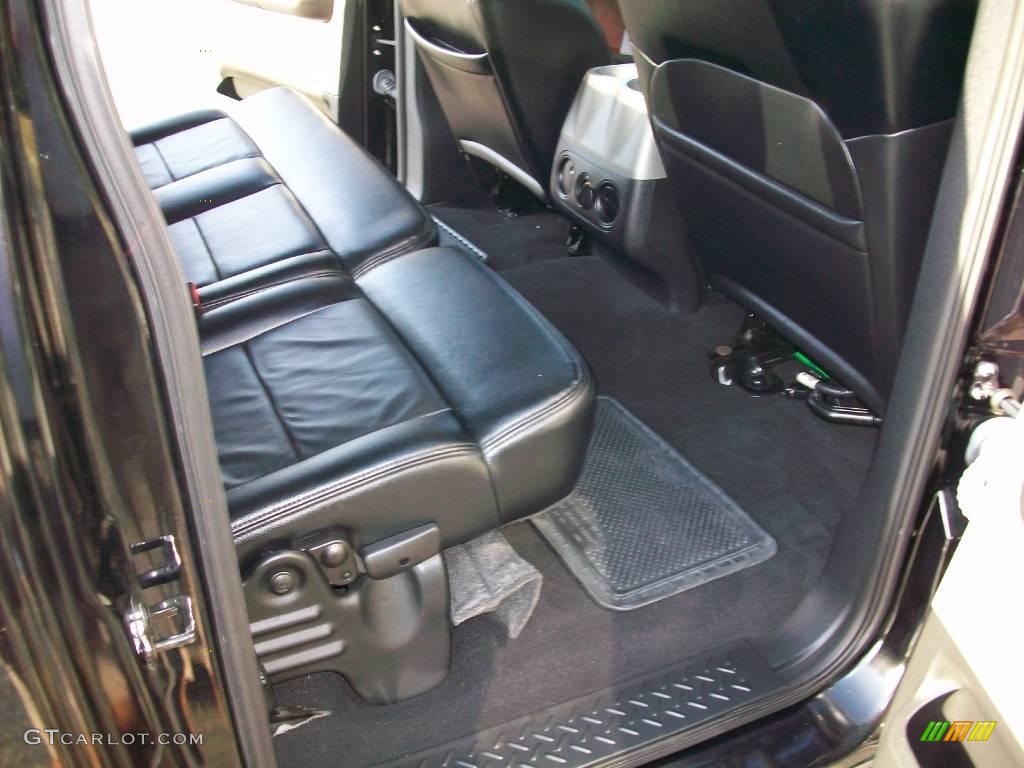 2006 F150 Lariat SuperCrew 4x4 - Black / Black/Medium Flint photo #14